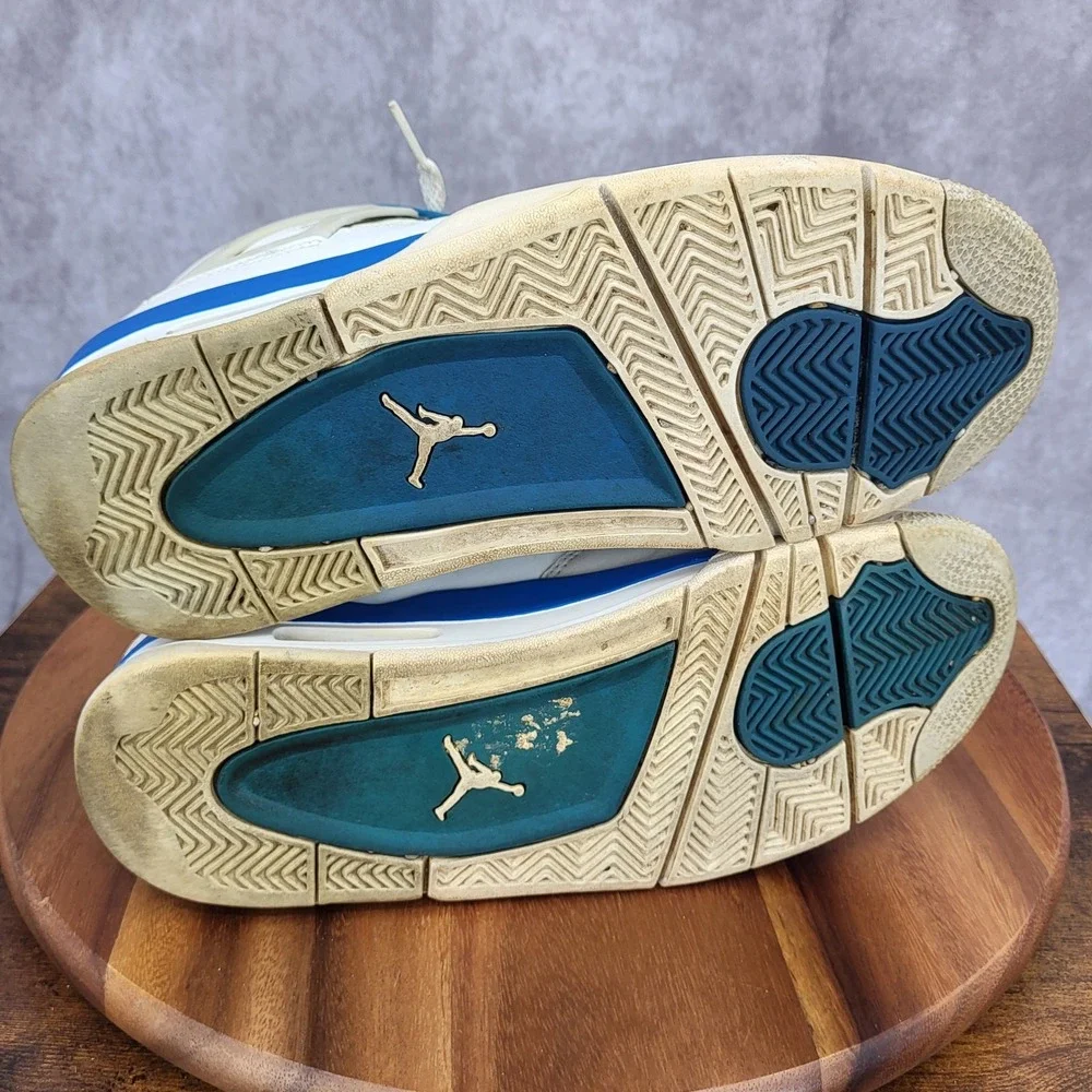 Jordan 4 Retro Sneakers Mens 8.5‎ Military Blue 2012 Shoes